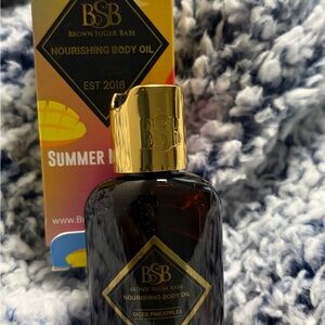 BSB Diced Pineapples Body Oil - Black and Gold